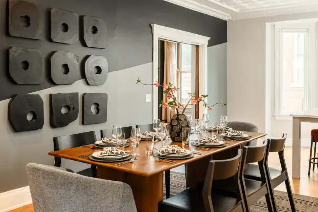 Dining room with seating for 8